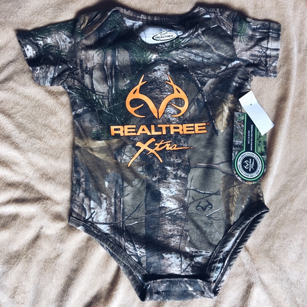RealTree camo hunting baby onesie